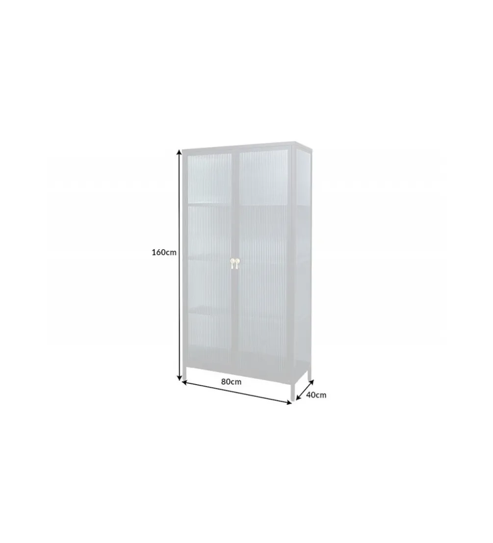 Witryna OLIMPIA II 80 cm czarna