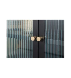 Witryna OLIMPIA III 80 cm czarna