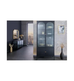 Witryna OLIMPIA III 80 cm czarna