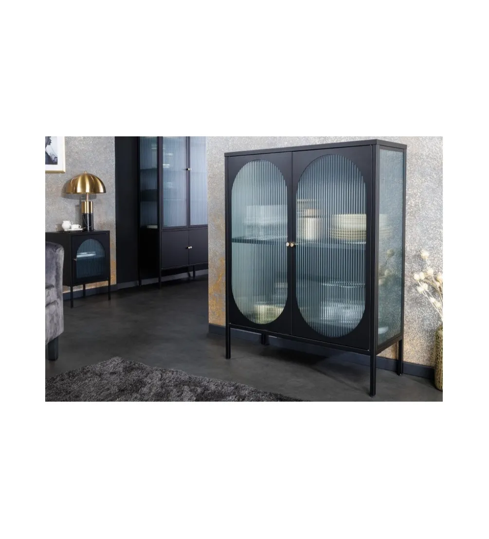 Witryna OLIMPIA III 90 cm czarna