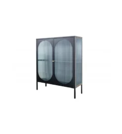 Witryna OLIMPIA III 90 cm czarna