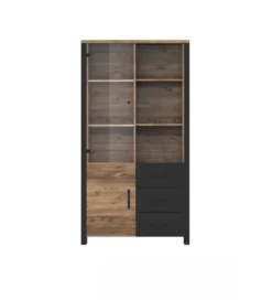 Witryna OLIN WM 101 cm w optyce świerku Appenzeller