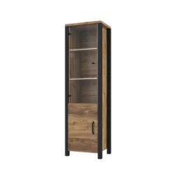 Witryna OLIN WM 56 cm w optyce świerku Appenzeller