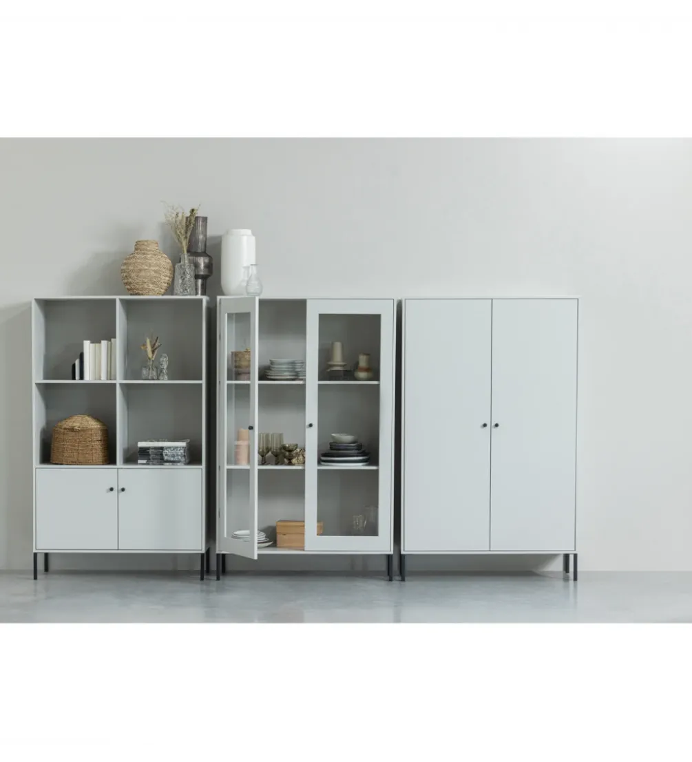 Witryna XAM 155 cm zimno szary