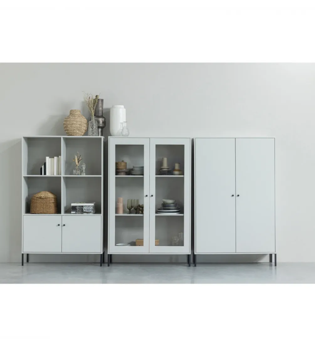 Witryna XAM 155 cm zimno szary
