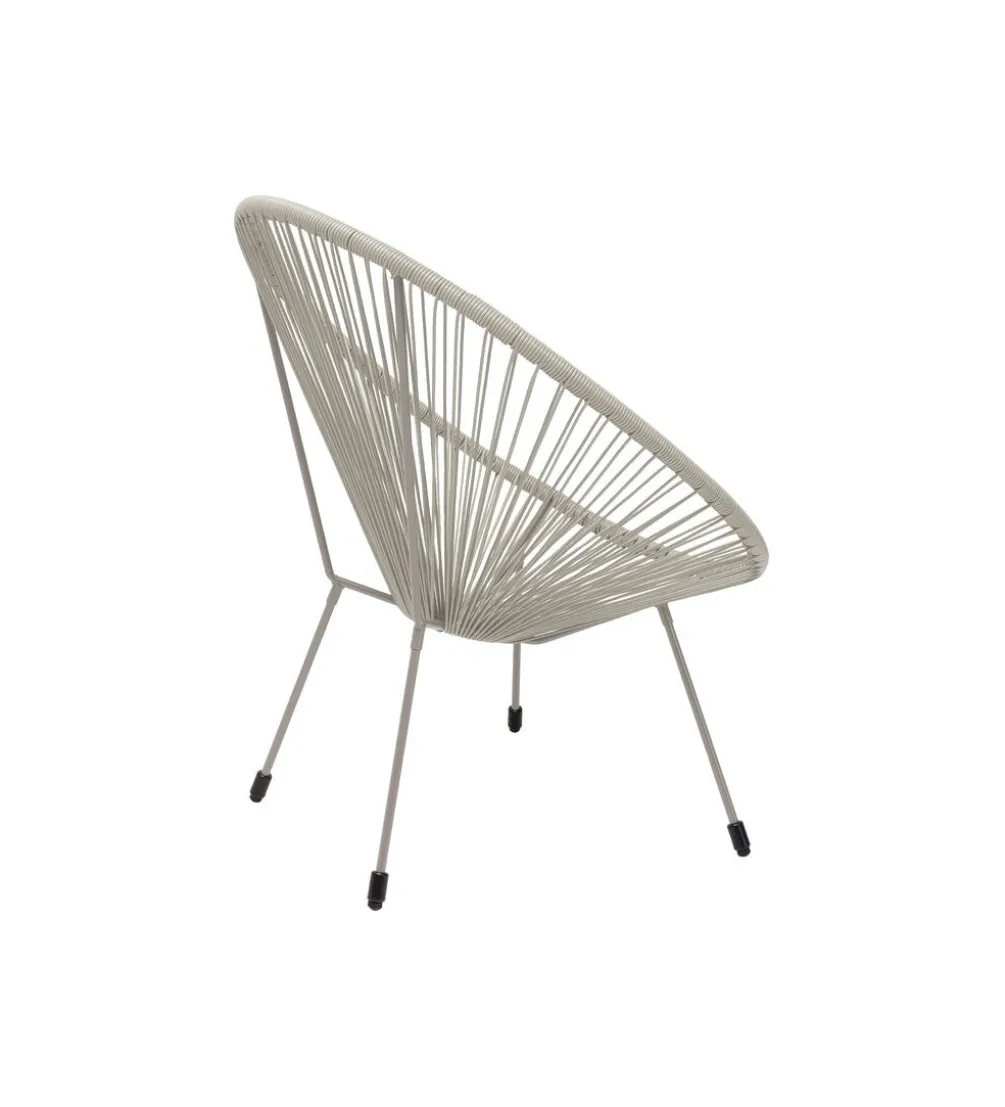 Zestaw 2 foteli ACAPULCO greige