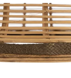 Zestaw 2 lamp wiszących WIESEM 41 i 33 cm naturalne