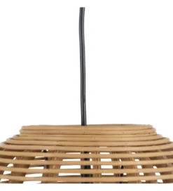 Zestaw 2 lamp wiszących WIESEM 41 i 33 cm naturalne