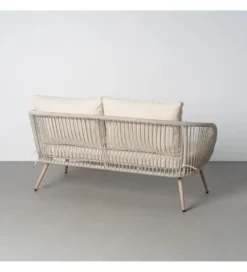 Zestaw ogrodowy DUNA sofa 153 cm dwa fotele 74 cm stolik 66 cm