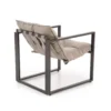 Zestaw ogrodowy SHARK brązowy - sofa + 2 x fotel + ława