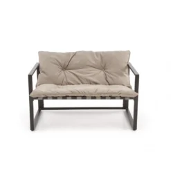 Zestaw ogrodowy SHARK brązowy - sofa + 2 x fotel + ława