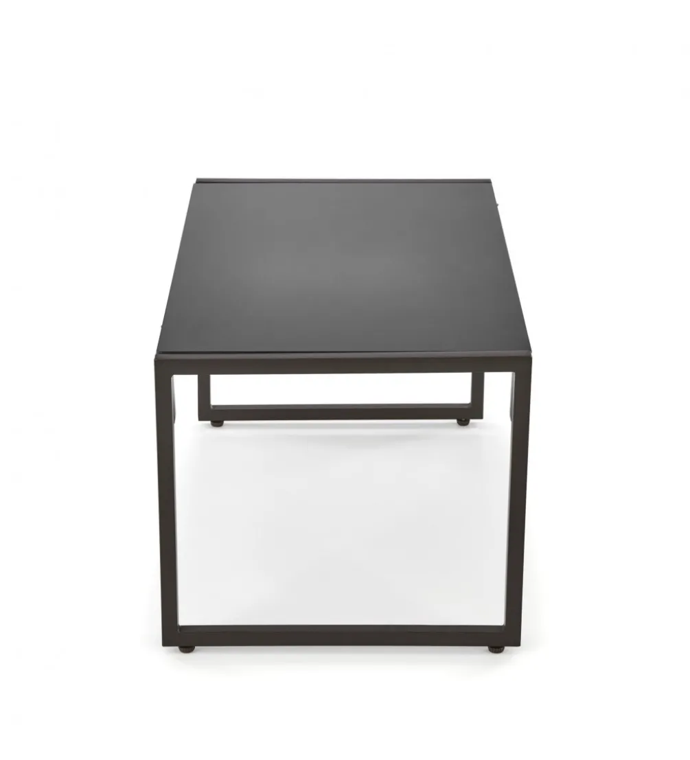 Zestaw ogrodowy SHARK brązowy - sofa + 2 x fotel + ława