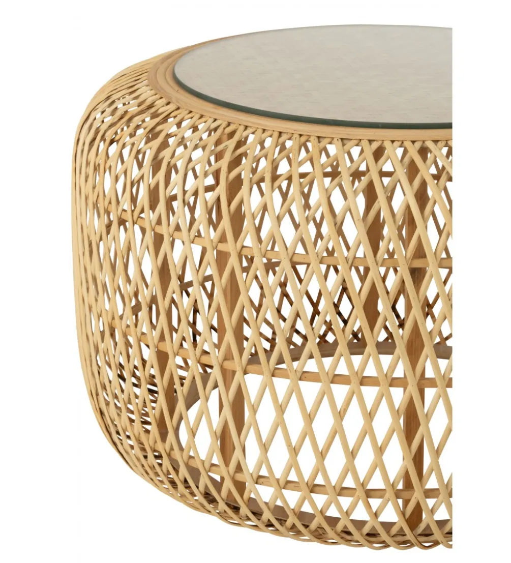 Zestaw 2 stolików kawowych AFRICA 80 cm 53 cm