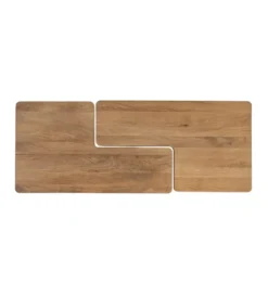 Zestaw 2 stolików kawowych ASANA 120 cm drewno mango