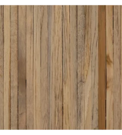 Zestaw 2 stolików kawowych BELLAMONTE 85 cm 75 cm drewno teak