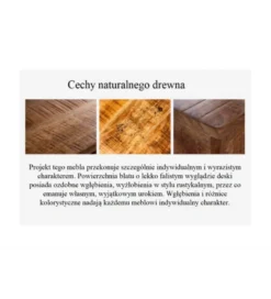 Zestaw 2 stolików kawowych GATSBY drewno akacja