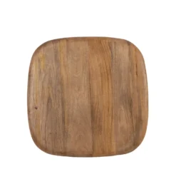 Zestaw 2 stolików kawowych RAGER 90 cm 70 cm drewno mango