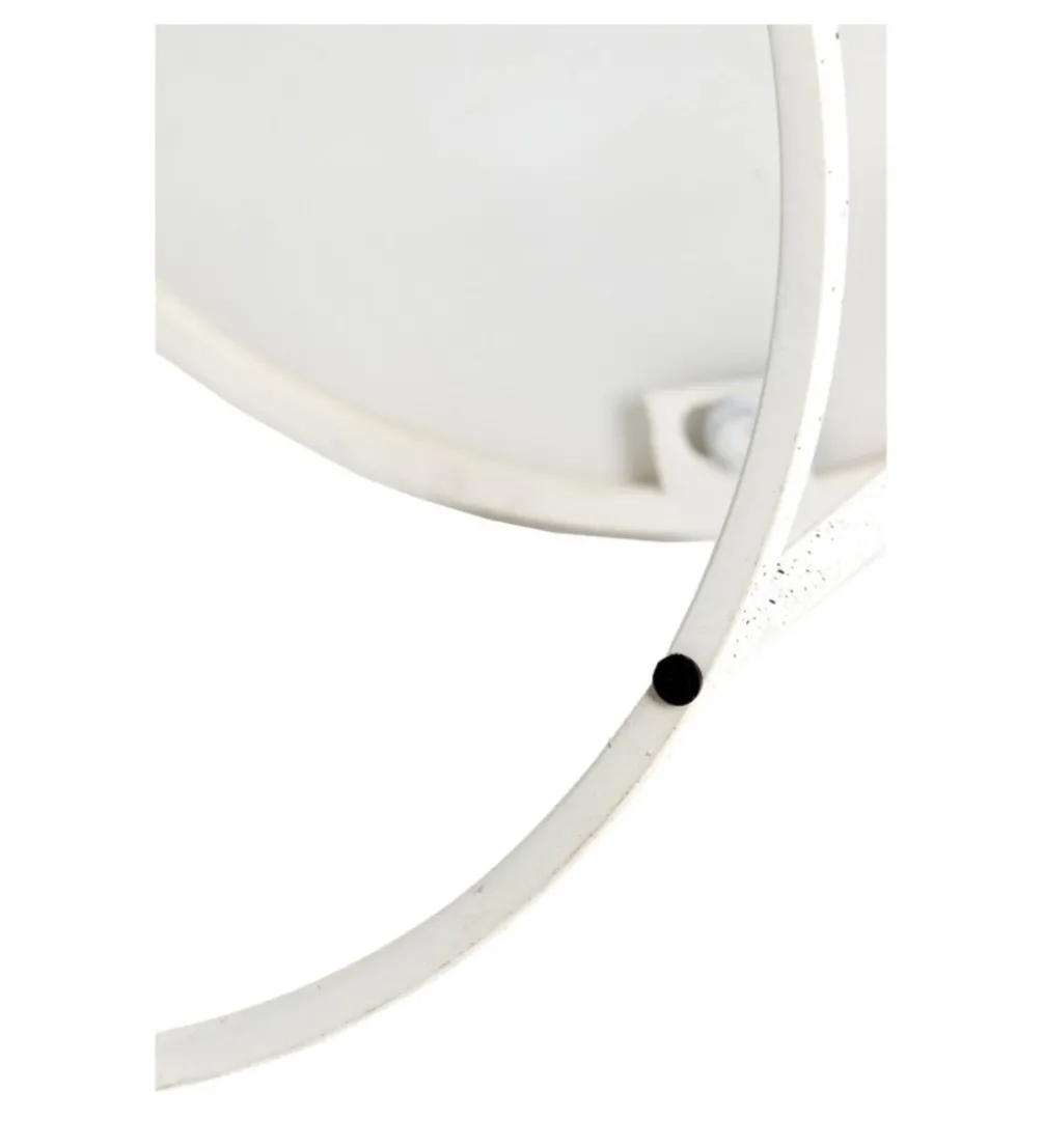 Zestaw 2 stolików kawowych SADAR 50 cm 52 cm białe