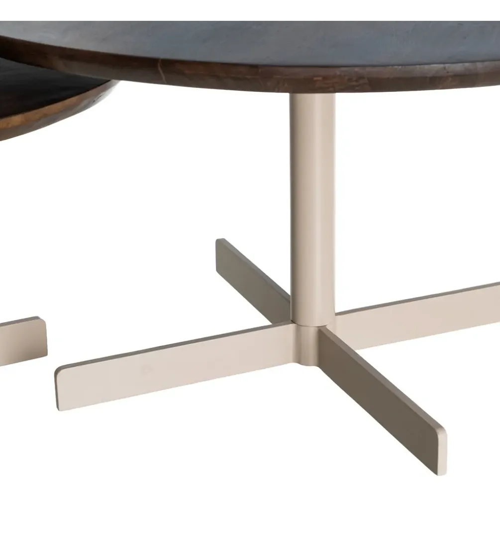 Zestaw 2 stolików kawowych TEKAN 80 cm