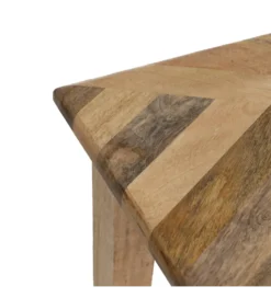 Zestaw 3 stolików nocnych PERSERA drewno mango