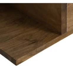 Zestaw 2 Stolików nocnych wiszących NOHENY 55 cm drewno mango
